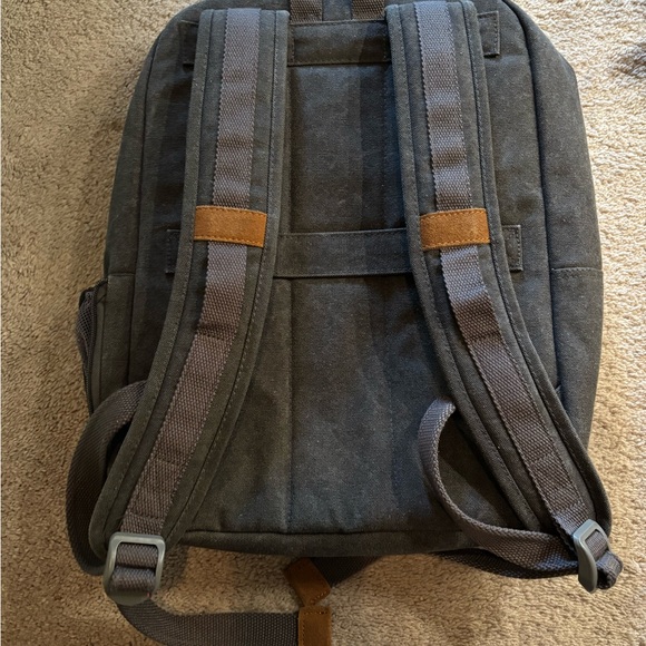 Travelon Charcoal and Tan Backpack - Picture 8 of 8